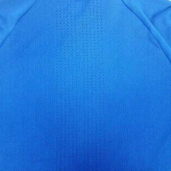 adidas Musc Soccer Jersey Pullover Top Size Med. 3/4 sleeve Vented Back - Picture 6 of 9